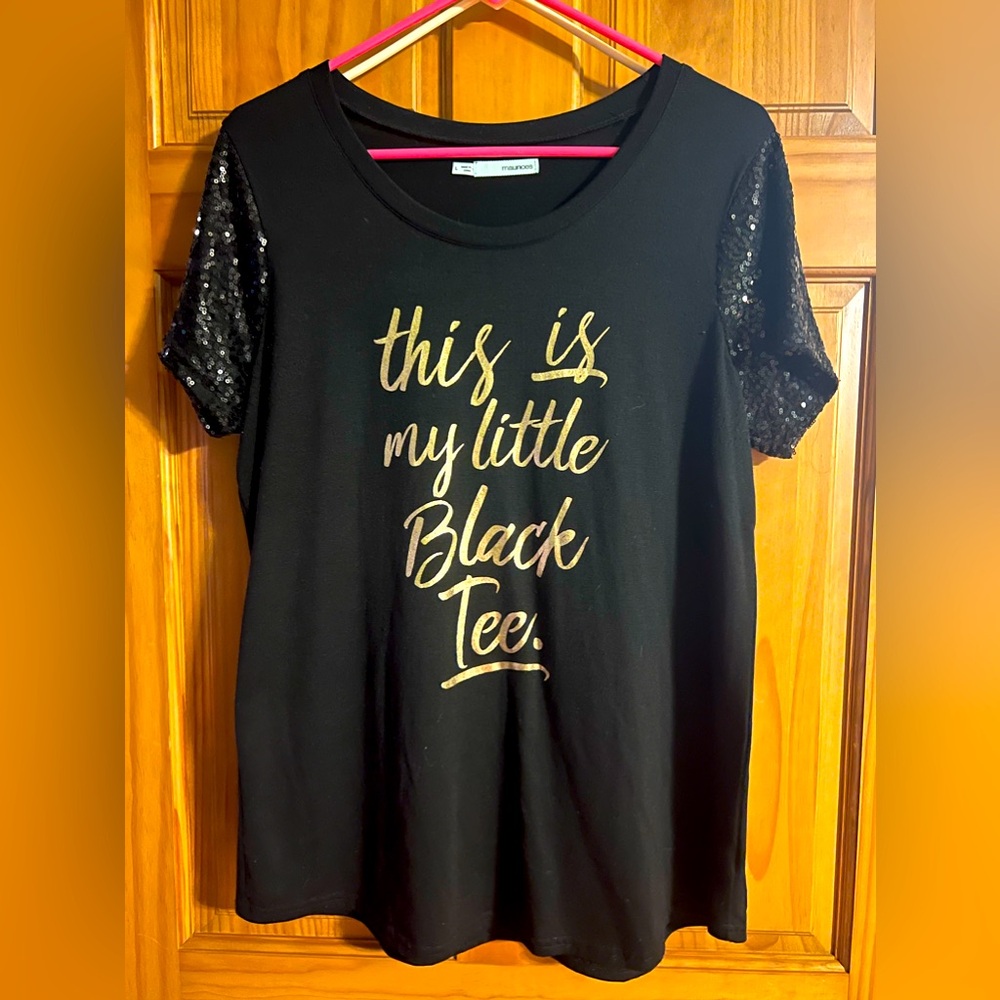 Maurice’s size large “little blank T”.